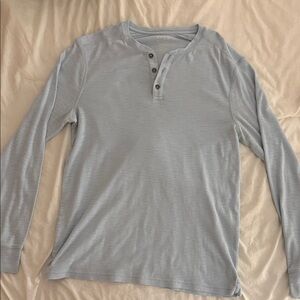 Apt. 9 Light Blue Long-Sleeve Henley